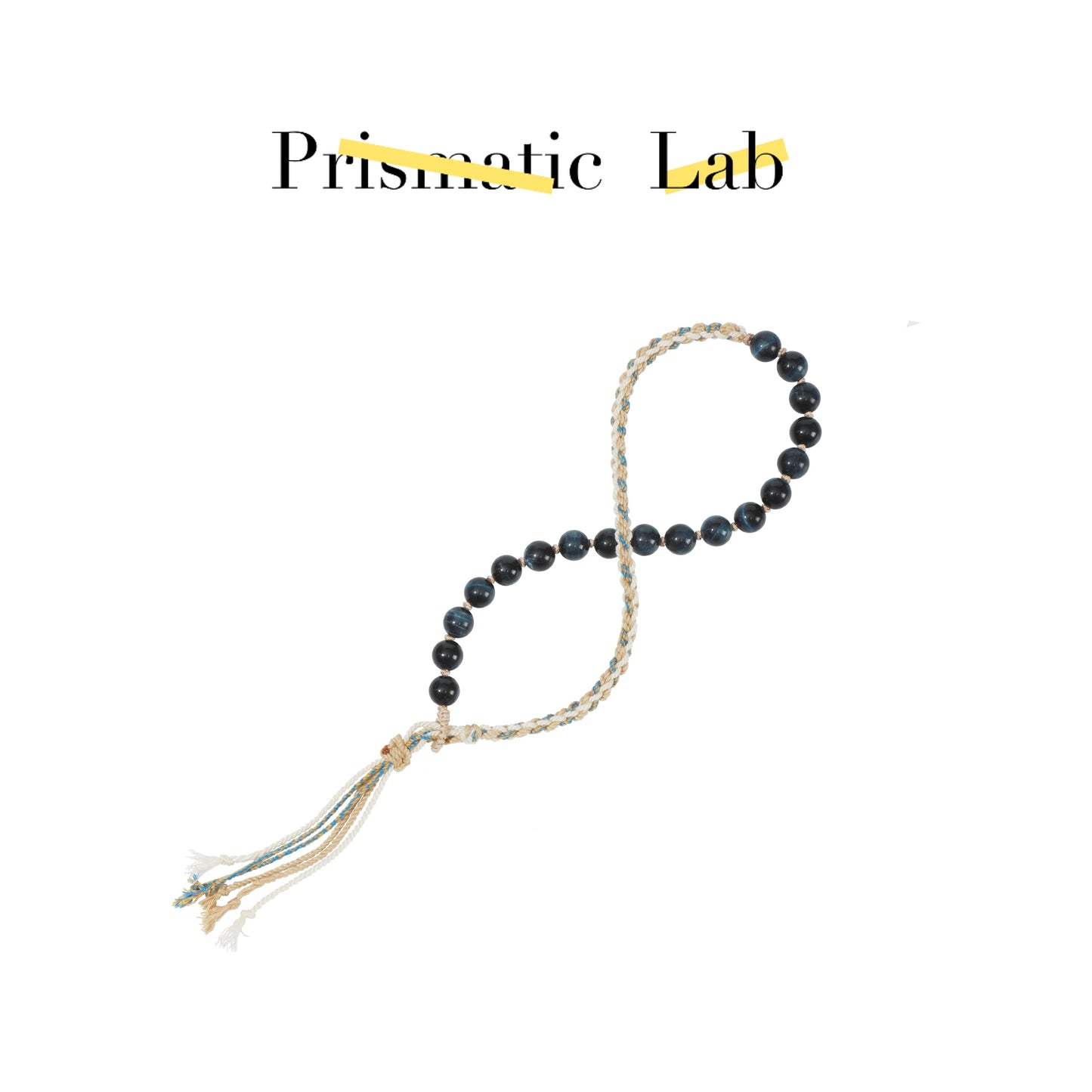 Blue Tiger's Eye Tibetan Cord