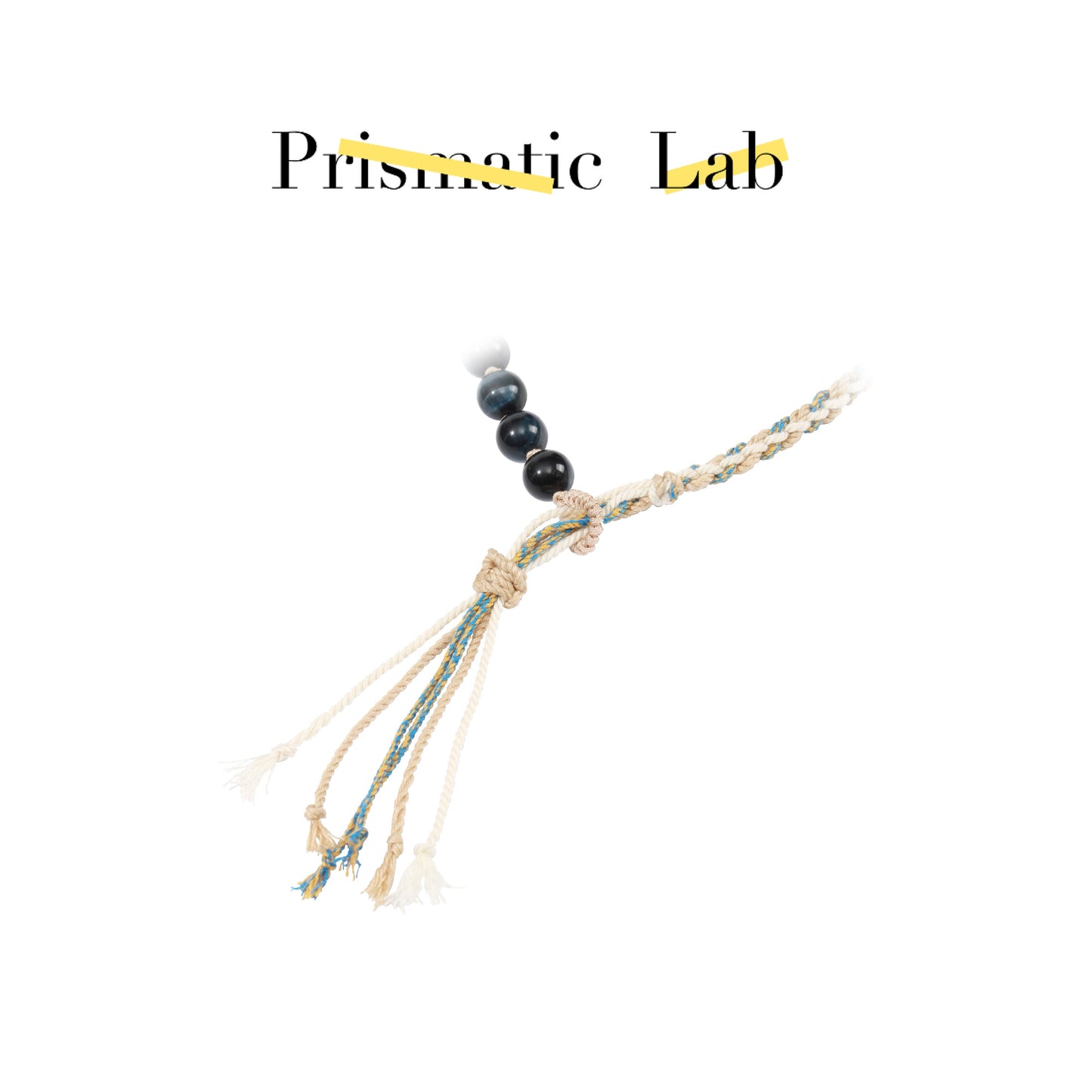 Blue Tiger's Eye Tibetan Cord