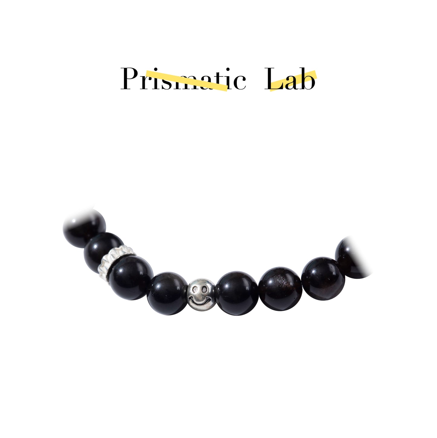 【Fashion Energy】Silver Sheen Obsidian——VOID BLOOM BRACELET