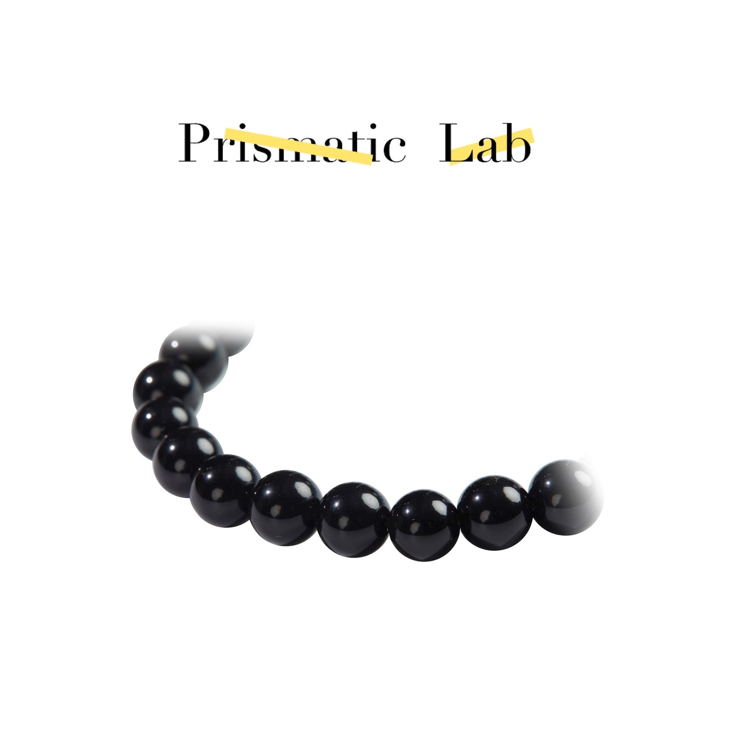 Aquamarine & Obsidian Twin Bracelet