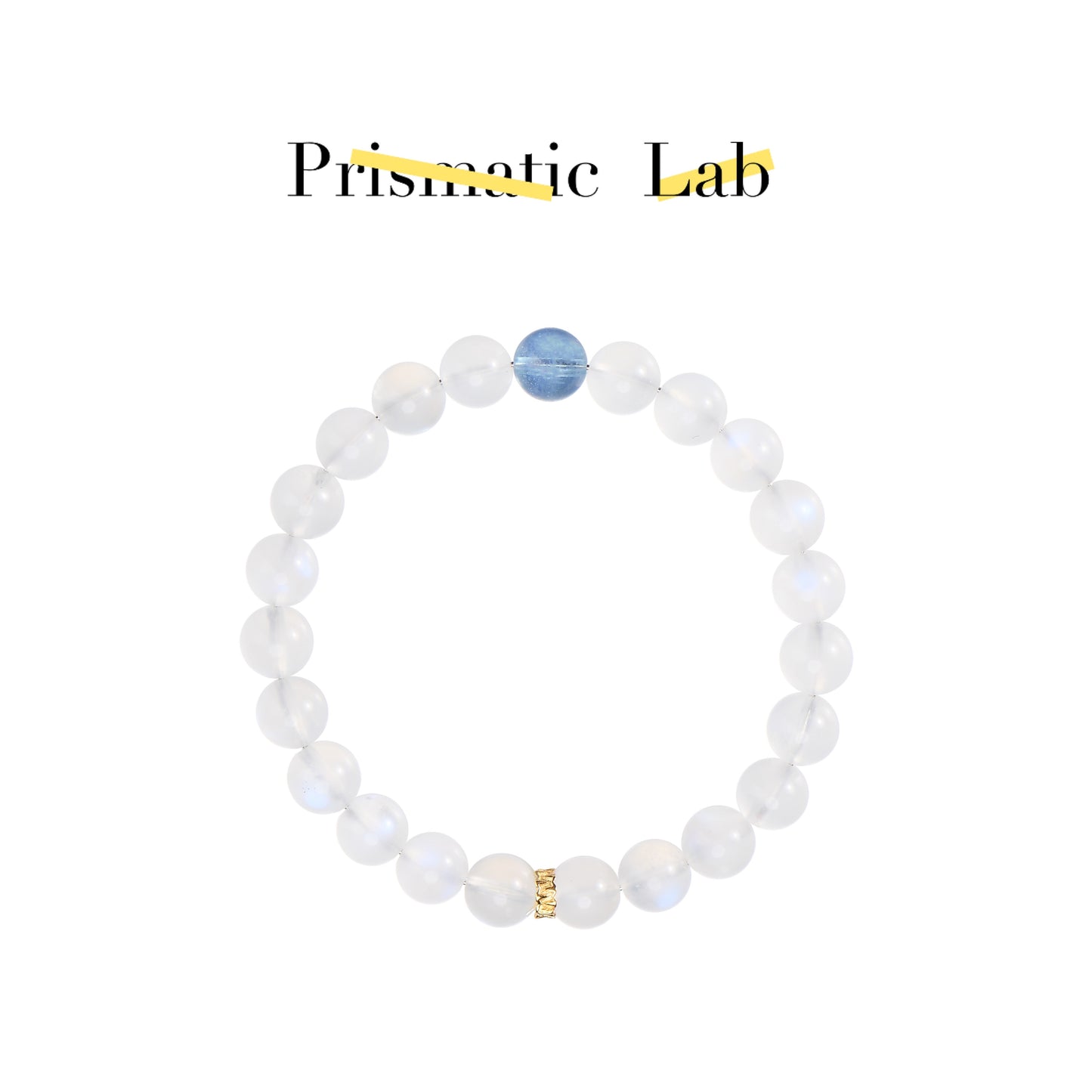 Natural Blue Moonstone Healing Crystal Beaded Bracelet