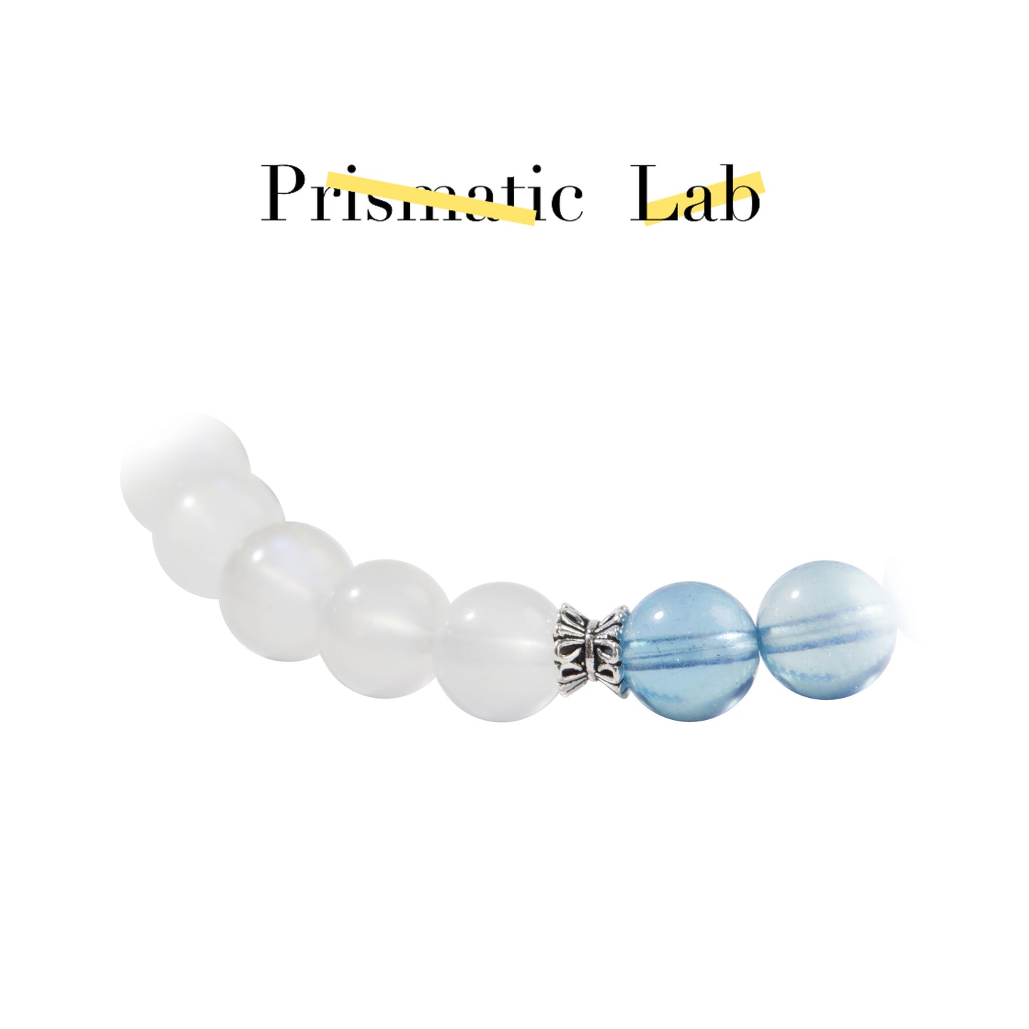 【Energy purification&Emotional healing】Aquamarine & Moonstone Twin Bracelet