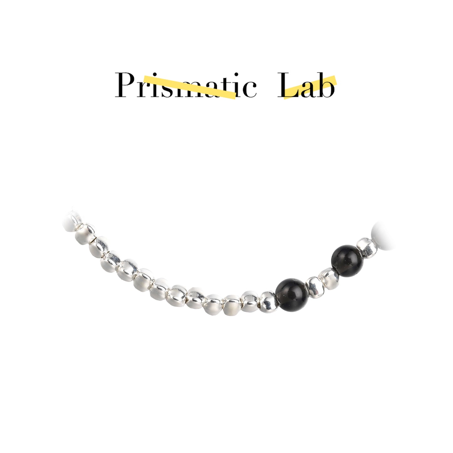Nebula-Brecciated Obsidian Cuff