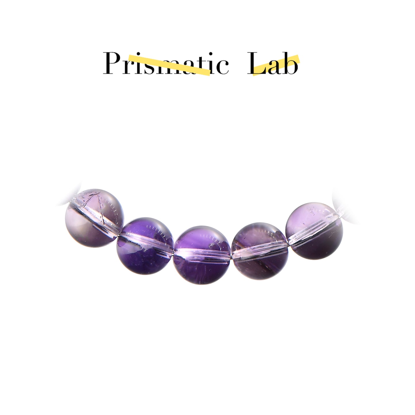 【Triple energy matrix】Citrine · Lavender Quartz · Amethyst Triad Bracelet