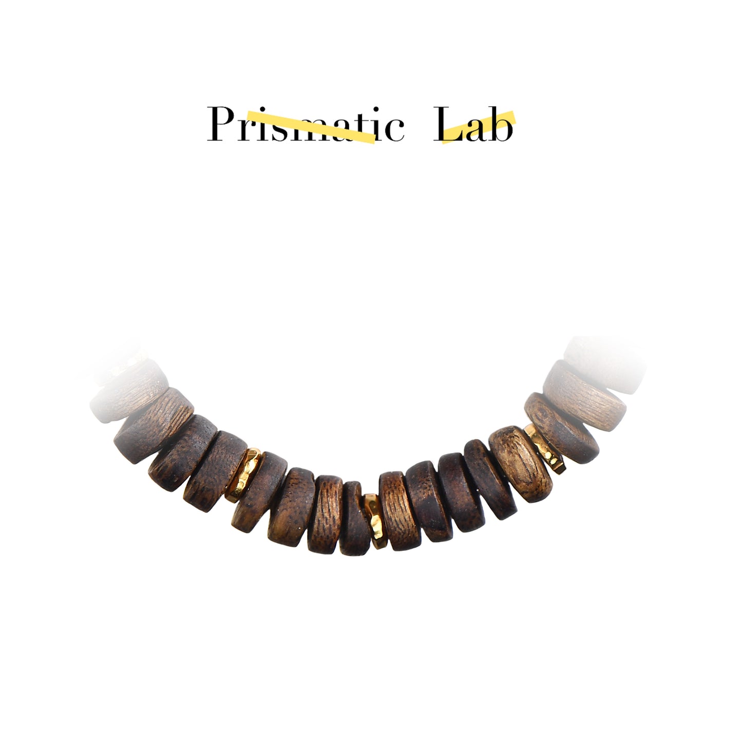【Energy Strand】Agarwood & Obsidian——Gold-Kissed