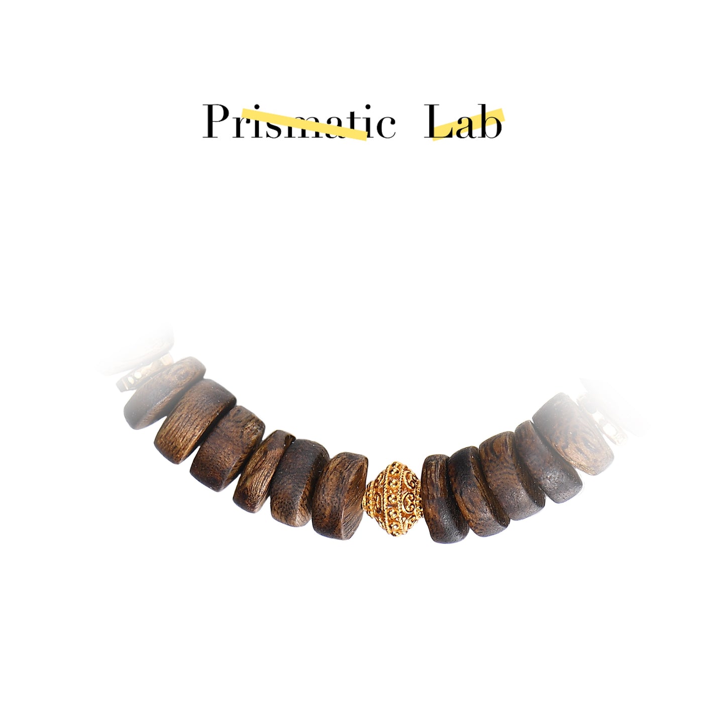 【Energy Strand】Agarwood & Obsidian——Gold-Kissed