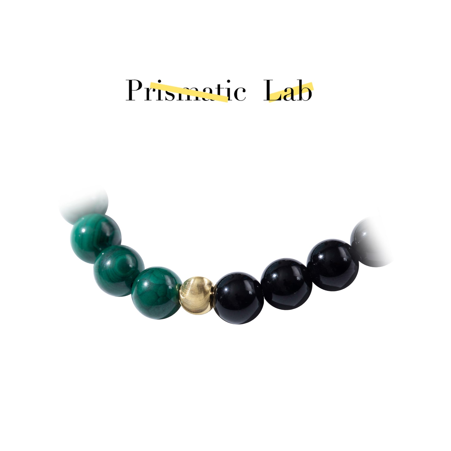 Malachite & Obsidian Twin Bracelet