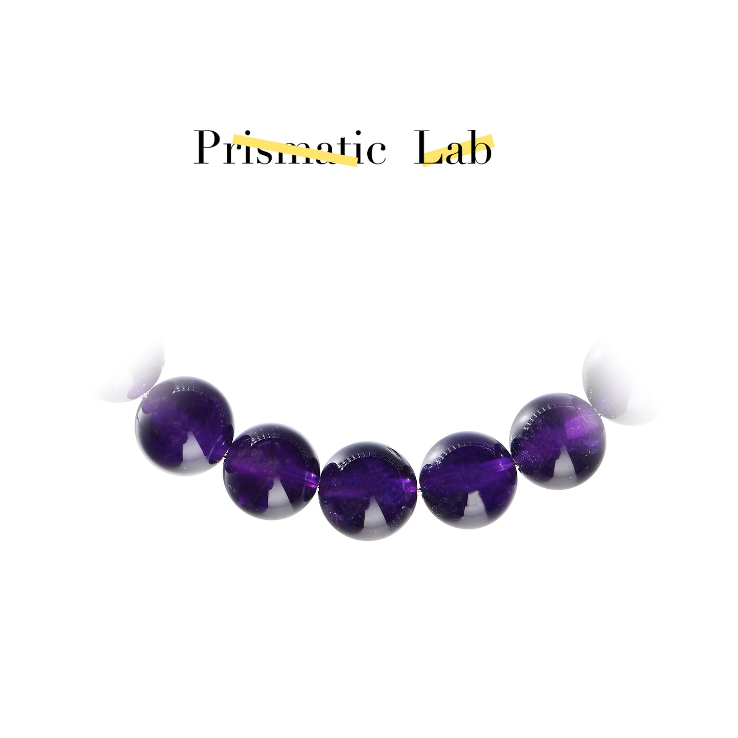 Clear Quartz · Lavender Quartz · Amethyst Triad Bracelet