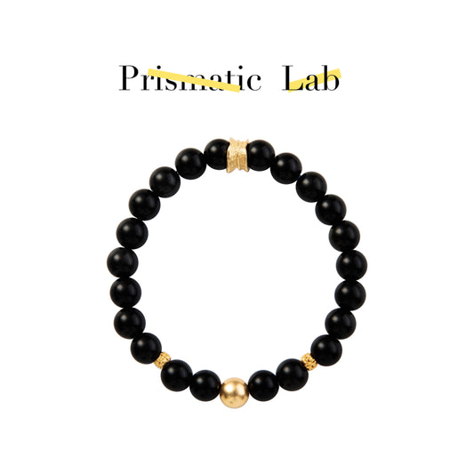 【Energy】Quantum-Anchored Obsidian Cuff with Nano-Gold Plasma Bonding