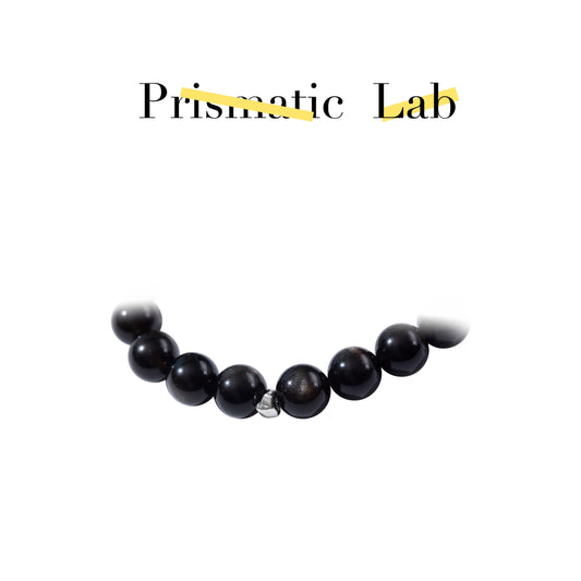 【Energy】Silver Sheen Obsidian——VOID BLOOM BRACELET