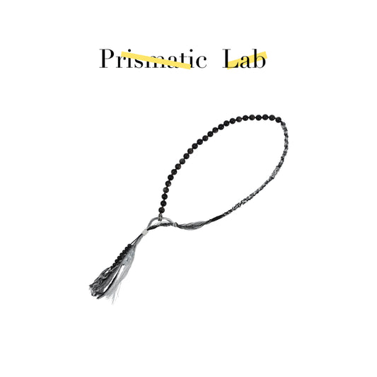 Hand Braided Silver Sheen Obsidian Adjustable Bracelet