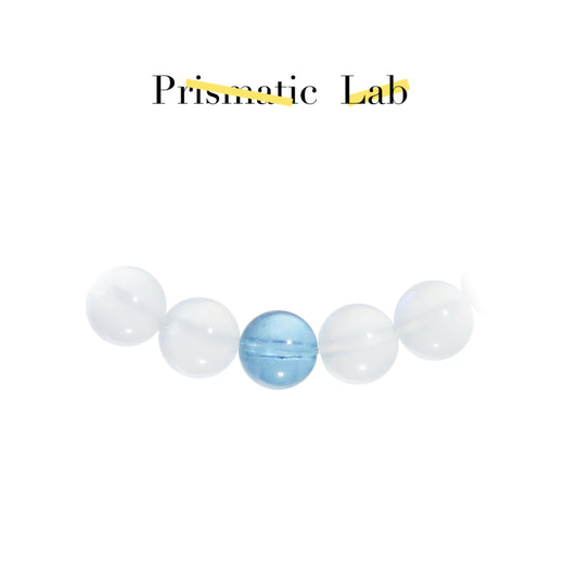 Natural Blue Moonstone Healing Crystal Beaded Bracelet