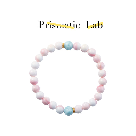 【AURA BLOOM】AQUAFERRA   Crowned Conch Vortex Bracelet