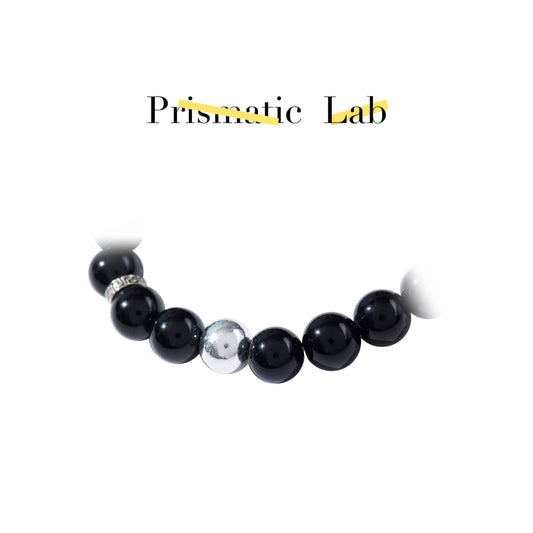 【Fashion Energy】COSMIC GUARDIAN BRACELET——Obsidian • Lapis Lazuli • Sterling Silver