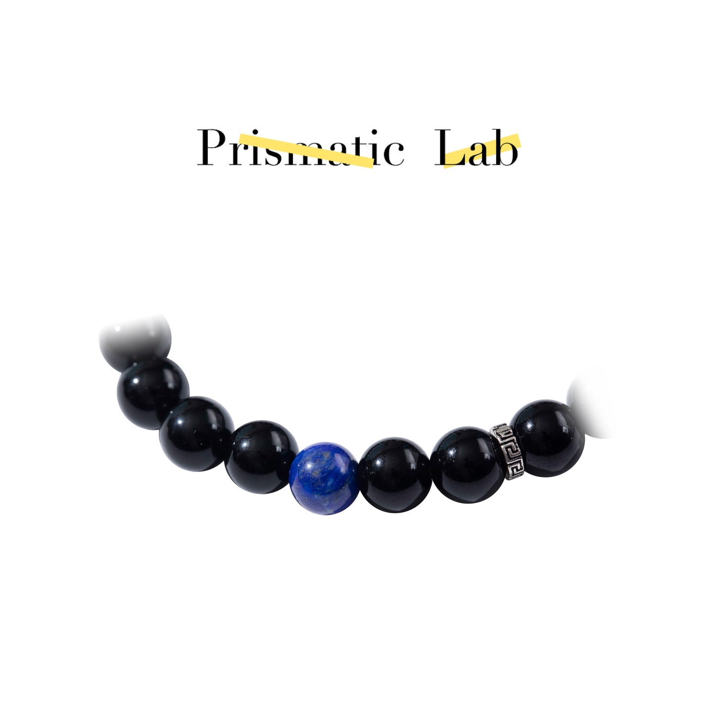 【Fashion Energy】COSMIC GUARDIAN BRACELET——Obsidian • Lapis Lazuli • Sterling Silver