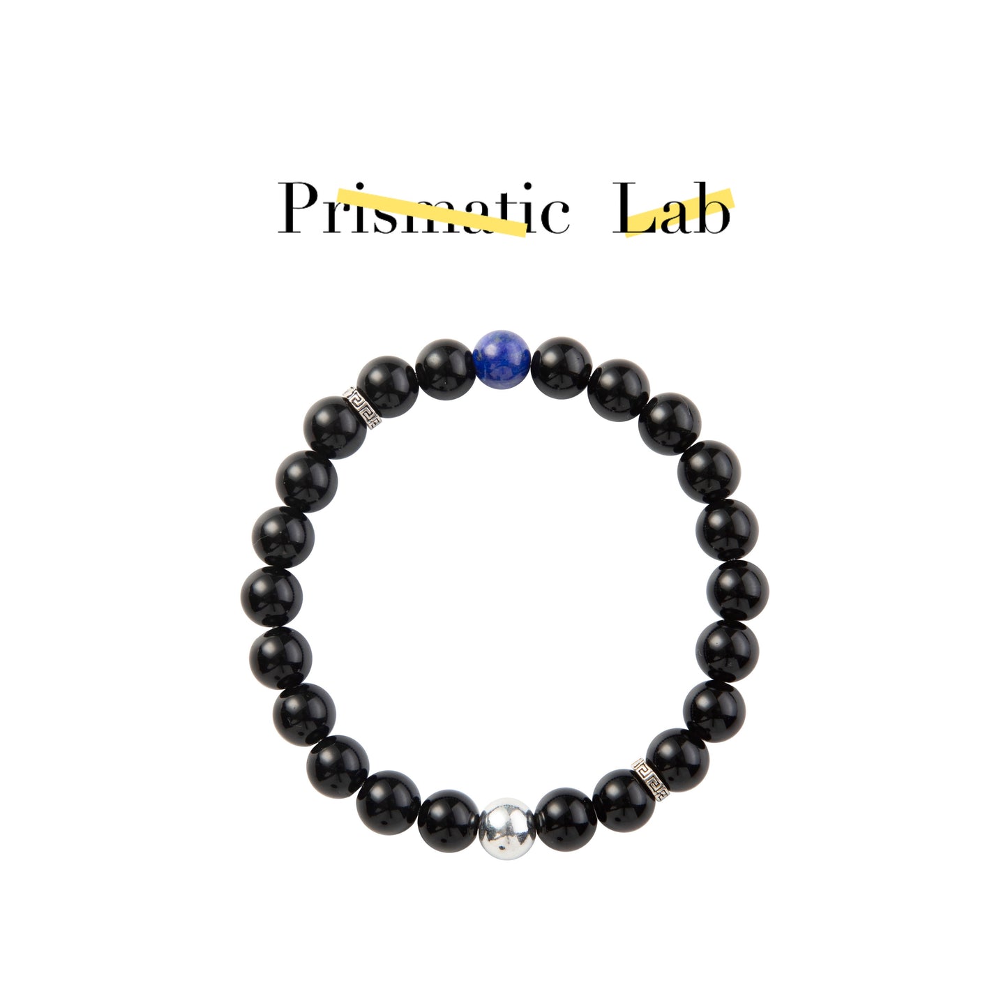 【Fashion Energy】COSMIC GUARDIAN BRACELET——Obsidian • Lapis Lazuli • Sterling Silver