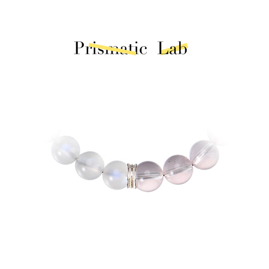 Moonstone & Star Rose Quartz Twin Bracelet